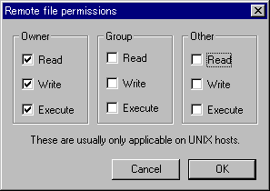 CGIのパーミッションを７００に変更する