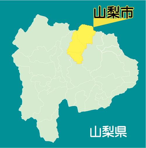 山梨県地図